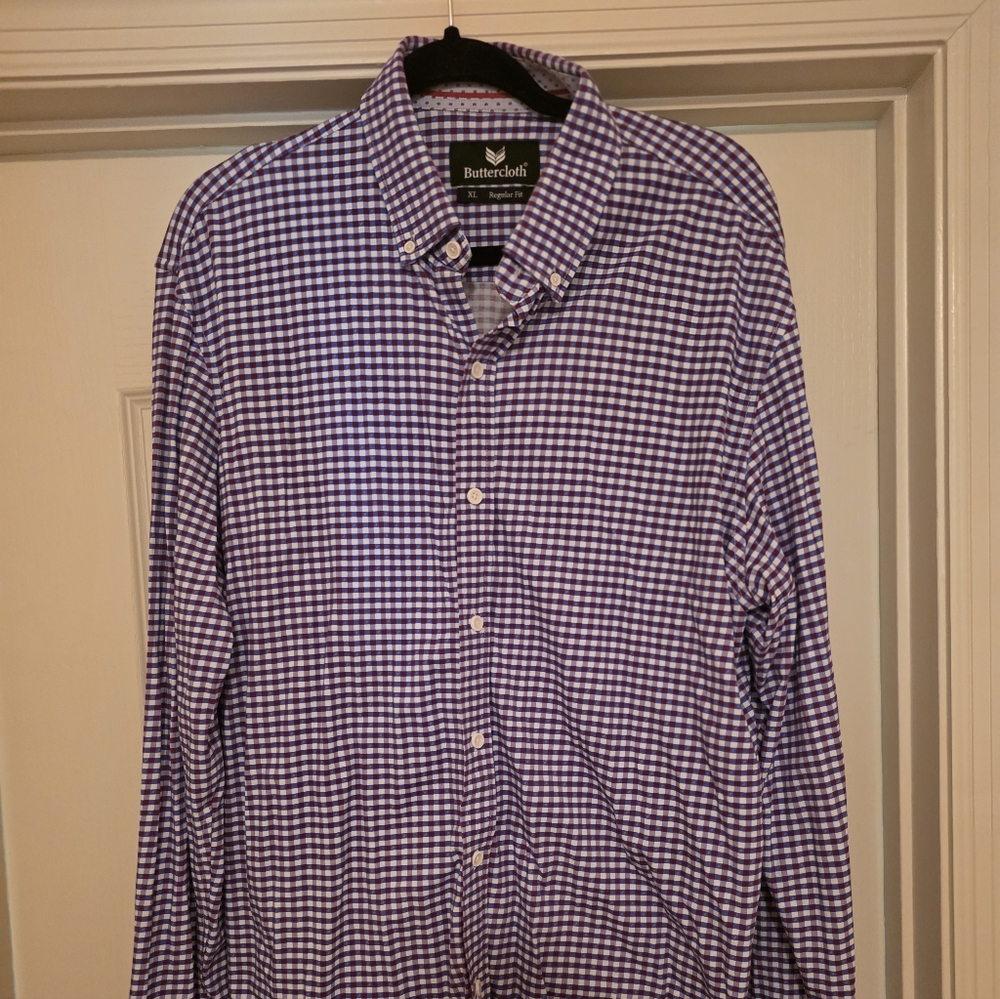 Buttercloth Icy Cotton Men's Button Down Shirt
